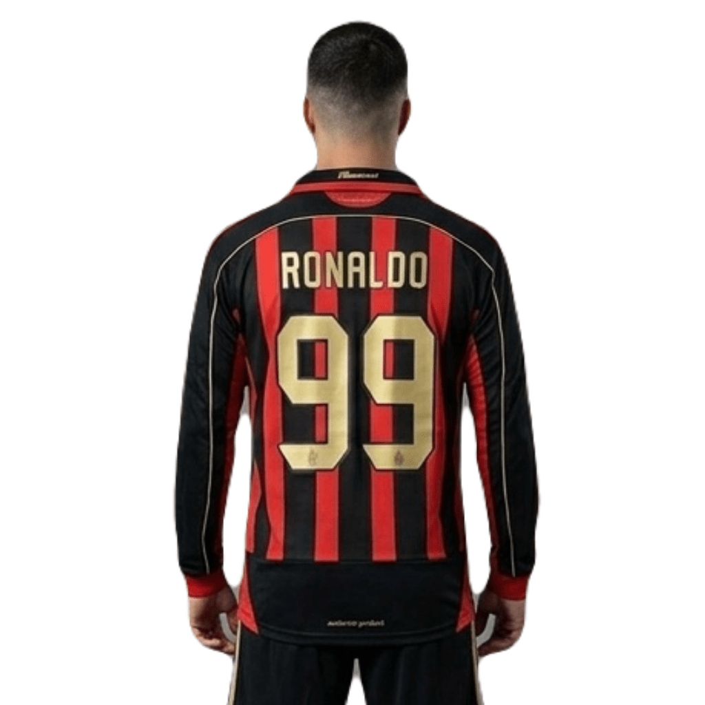 AC Milan Langarm Heimtrikot 2006/07 Herren Fan-Version Retro