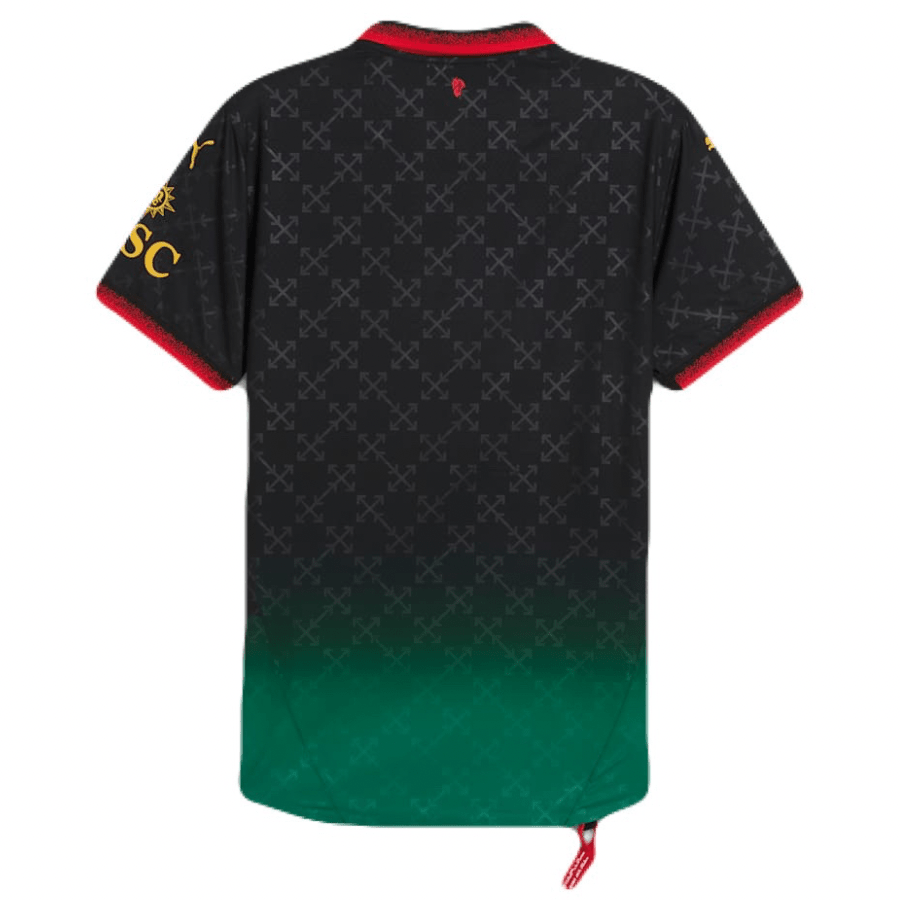 AC Milan x Off-White 25/26 Herren Fan-Version Schwarz