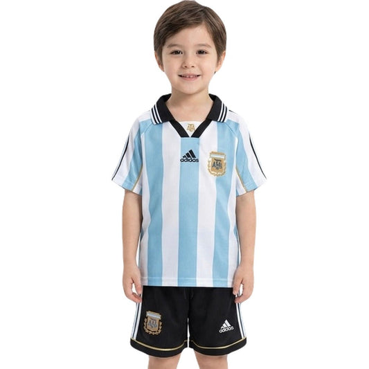 Argentinien Kinder-Set Heimtrikot 1998 Trikot und Shorts (Retro)