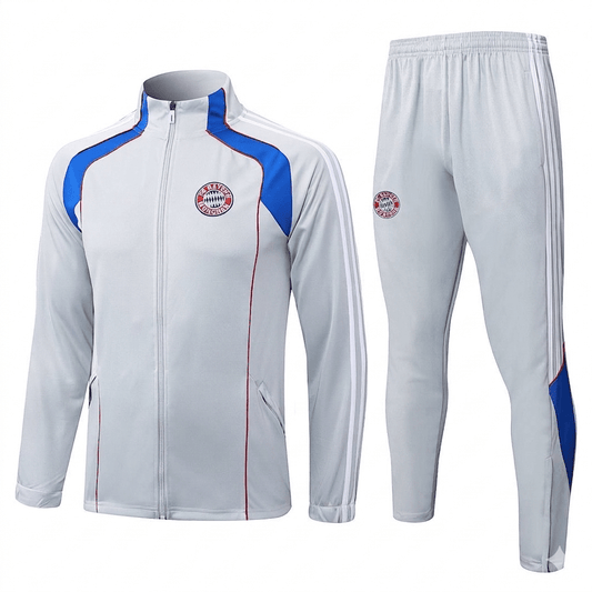 Bayern München Trainingsanzug 25/26 Jacke und Hose Grau