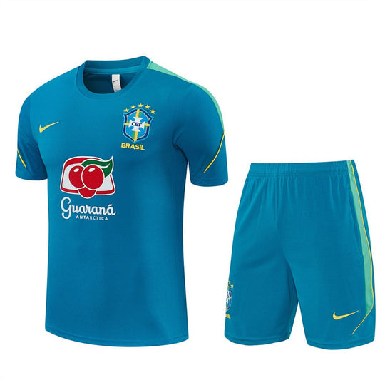 Brasilien Trainingsset 26/27 Trikot und Shorts Grün