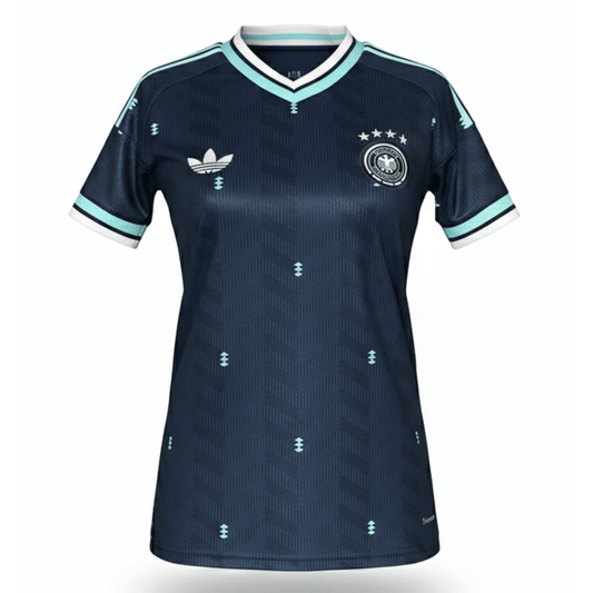 Deutschland Auswärtstrikot 26/27 Damen Fantrikot Blau