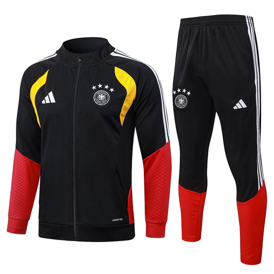 Deutschland Trainingsanzug 2026/2027 Herren Jacke und Hose Schwarz