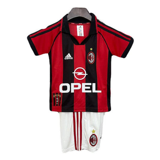 Kinder-Set AC Milan Heimtrikot 98/99 Trikot und Shorts (Retro)