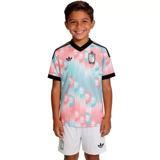 Kinder-Set Belgien Auswärtstrikot 26/27 Trikot und Shorts