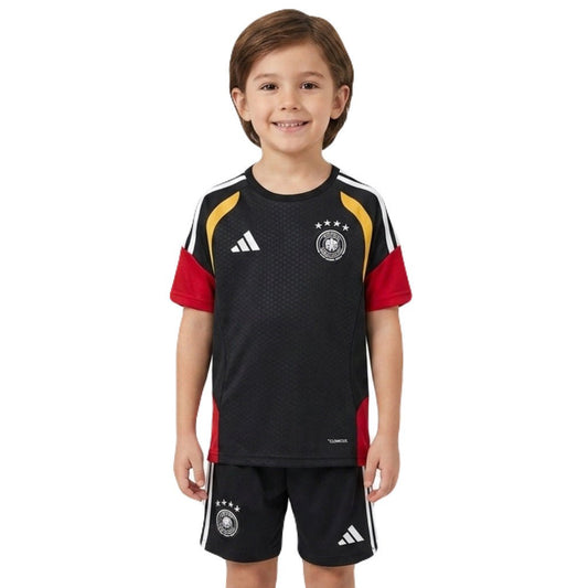 Kinder-Set Deutschland Training 26/27 Trikot Und Shorts Schwarz
