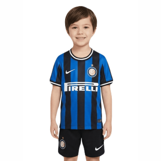 Kinder-Set Inter Mailand I 09/10 Retro Blau und Schwarz