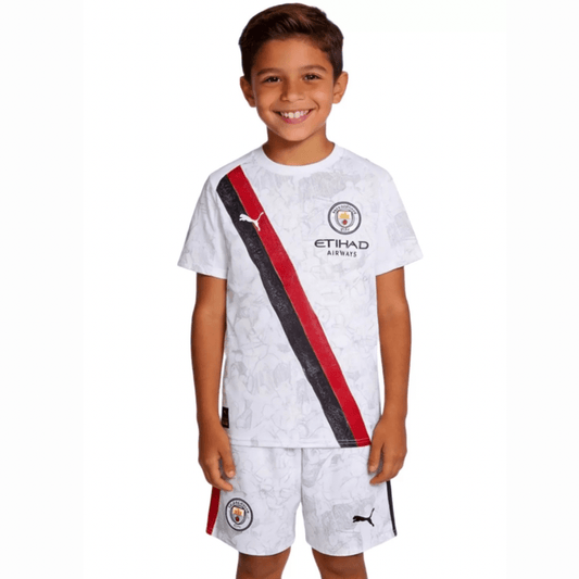 Kinder-Set Manchester City Auswärtstrikot 25/26 Trikot und Shorts