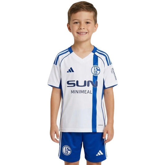 Kinder-Set Schalke 04 Auswärtstrikot 25/26 Trikot und Shorts