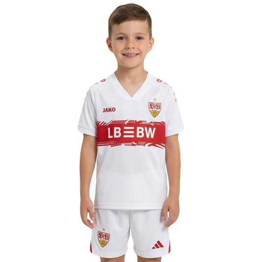 Kinder-Set VfB Stuttgart Heimtrikot 25/26 Trikot und Shorts
