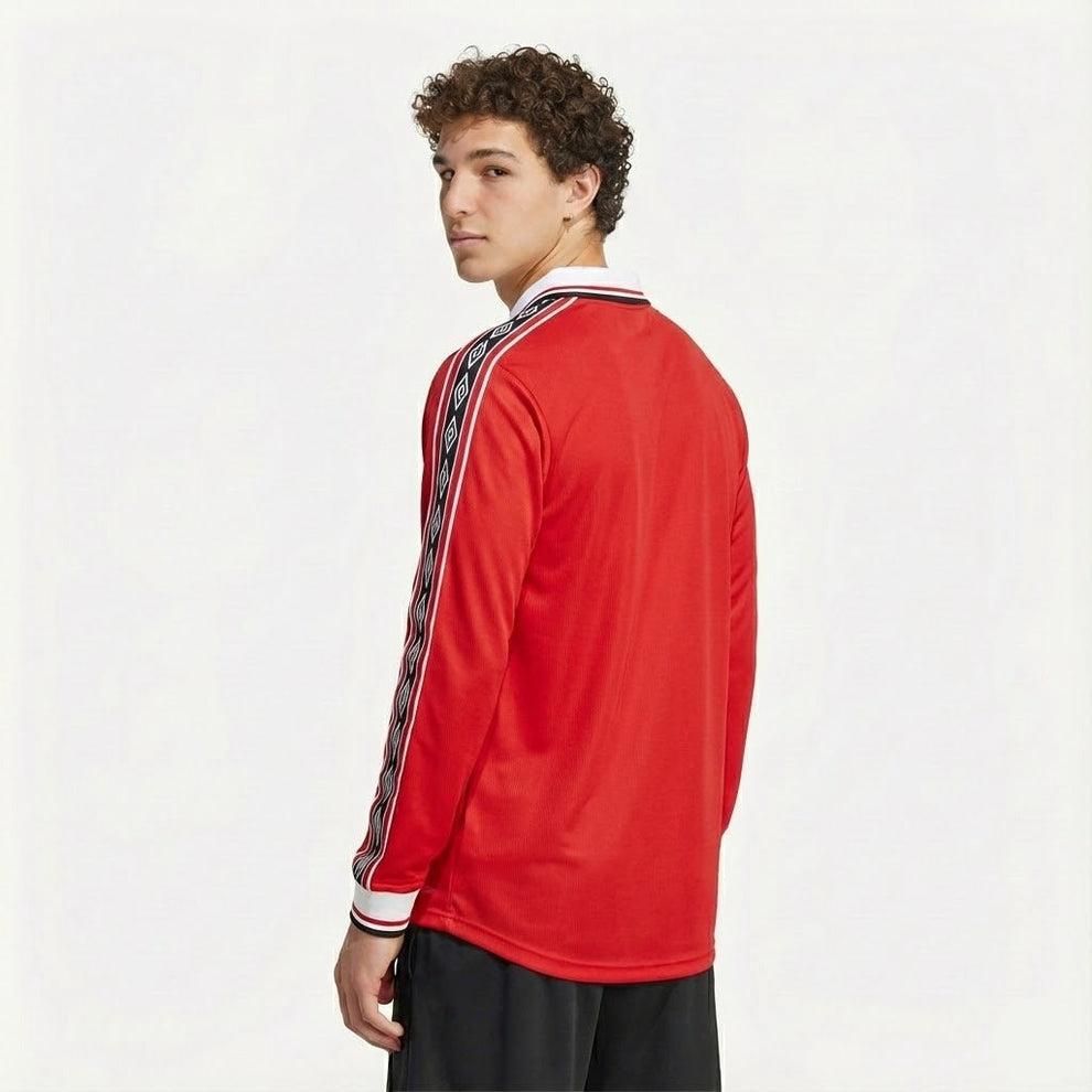 Manchester United Langarm Heimtrikot 98/99 Herren Fan-Version (Retro)