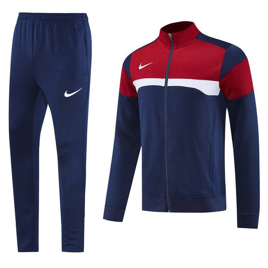 Nike Trainingsanzug Jacke und Hose Herren Dunkelblau & Rot