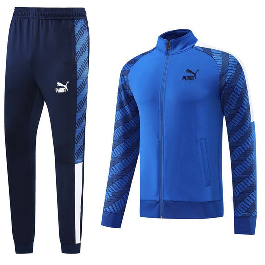 Puma Trainingsanzug Jacke und Hose Herren Blau