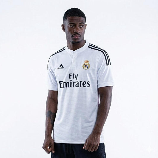 Real Madrid Heimtrikot 14/15 Herren Fan-Version Weiß (Retro)
