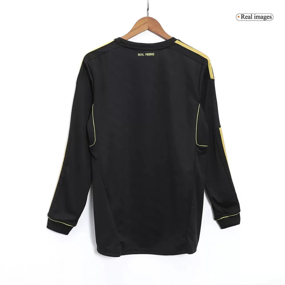 Real Madrid Auswärtstrikot Langarm 2011/12 Herren Fan-Version (Retro)