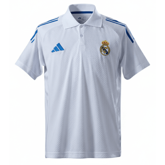 Real Madrid Polohemd 25/26 Fan-version Herren Weiß
