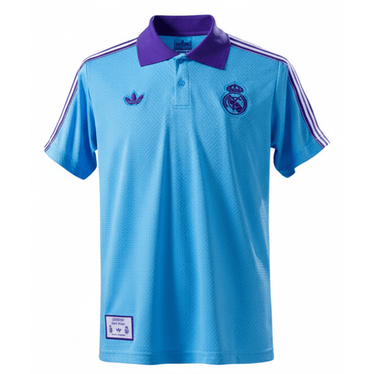 Real Madrid Polohemd 25/26 Fan-version Herren Blau