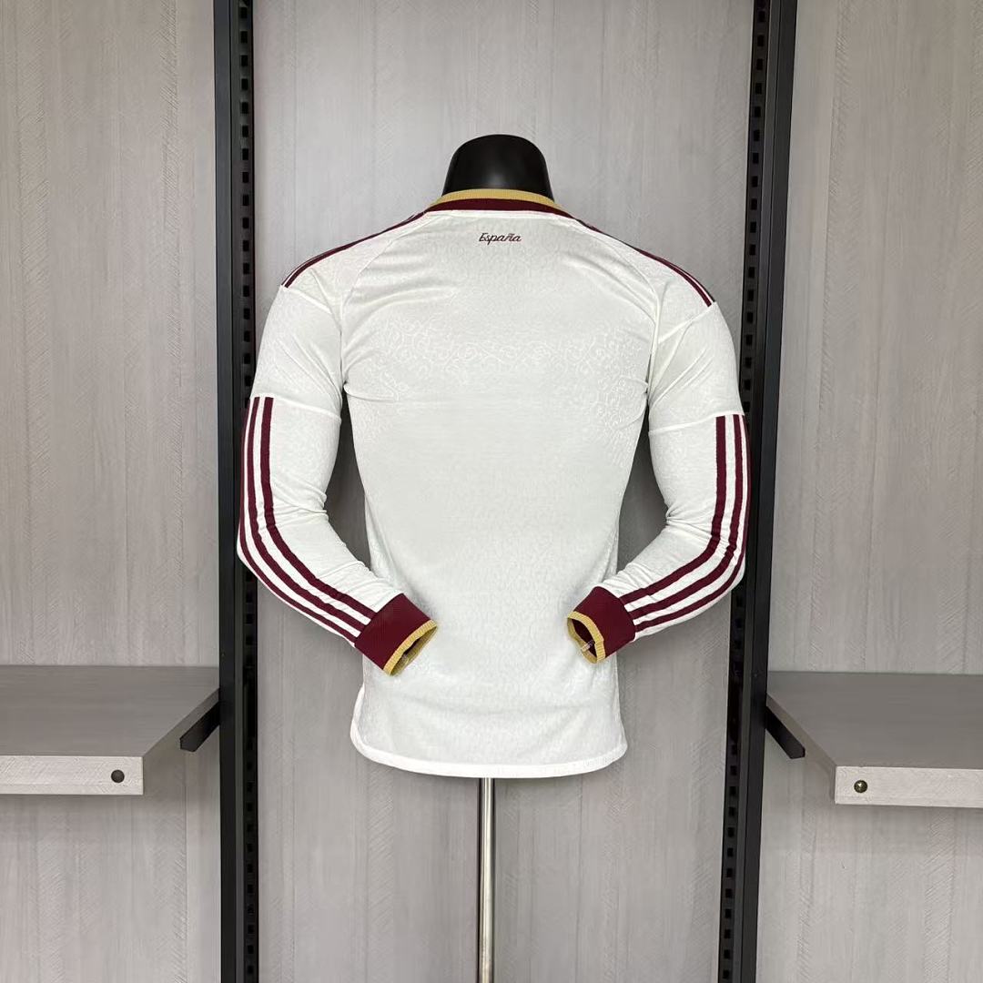 Spanien Auswärtstrikot Langarm 2026/27 Herren Spieler-Version