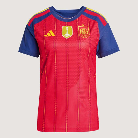 Spanien Heimtrikot 26/27 Damen Fantrikot mit Patches