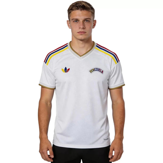 Venezuela Auswärtstrikot 26/27 Herren Fan-Version Weiß