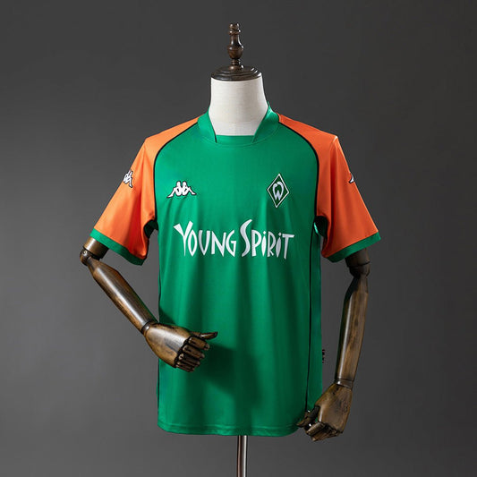 Werder Bremen Heimtrikot 03/04 Herren Fantrikot (Retro)