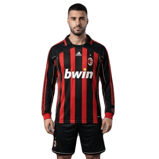 AC Milan Langarm Heimtrikot 2006/07 Herren Fan-Version Retro