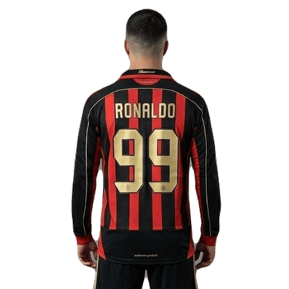AC Milan Langarm Heimtrikot 2006/07 Herren Fan-Version Retro