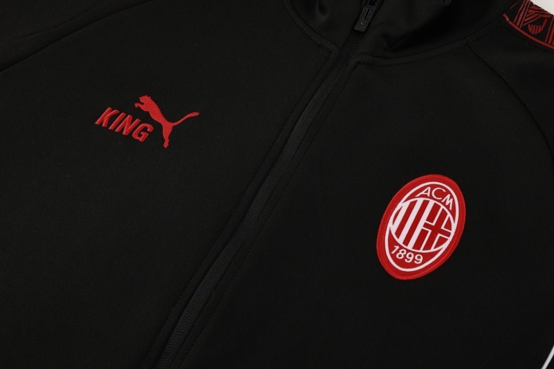 AC Milan Trainingsanzug 25/26 Jacke und Hose Herren Schwarz