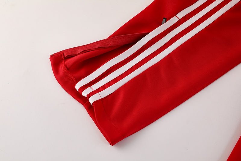 Adidas Trainingsanzug Jacke und Hose Rot Herren