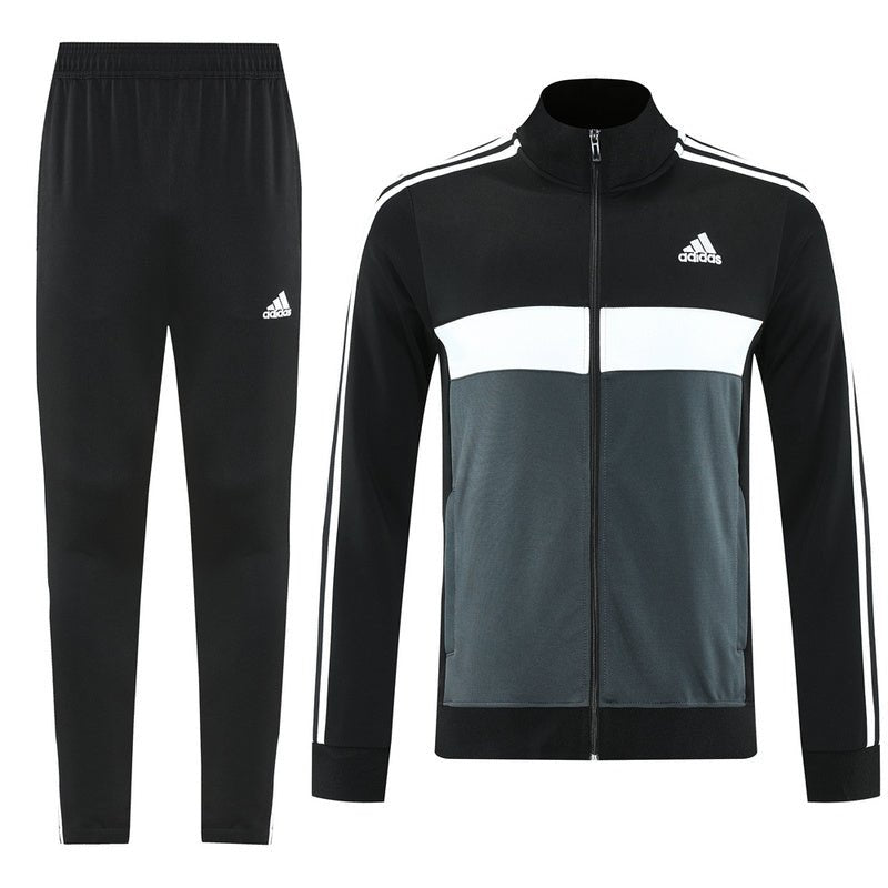 Adidas Trainingsanzug Jacke und Hose Scwharz Herren