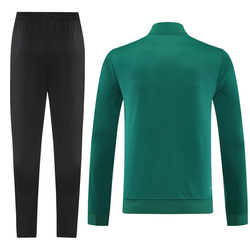 Adidas Trainingsanzug Jacke Grün und Hose Schwarz Herren