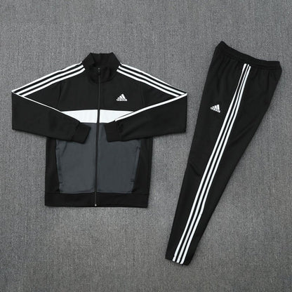 Adidas Trainingsanzug Jacke und Hose Scwharz Herren