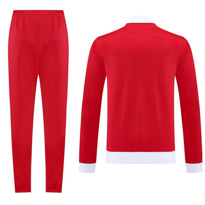 Adidas Trainingsanzug Jacke und Hose Rot Herren