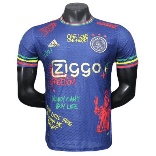 Ajax x Bob Marley 25/26 Herren Spieler-Version Dunkelblau