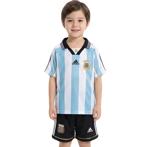 Argentinien Kinder-Set Heimtrikot 1998 Trikot und Shorts (Retro)