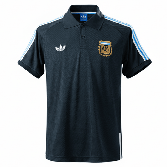 Argentinien Polohemd 25/26 Fan-version Herren Dunkelgrau