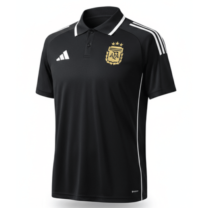 Argentinien Polohemd 25/26 Fan-version Herren Schwarz