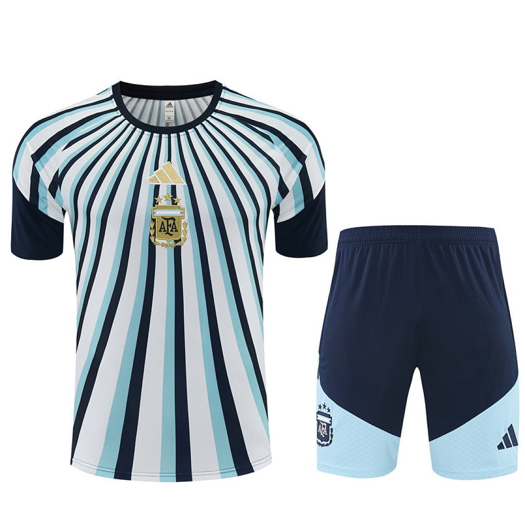 Argentinien Pre-Match Trainingsset 26/27 Trikot und Shorts