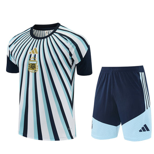 Argentinien Pre-Match Trainingsset 26/27 Trikot und Shorts