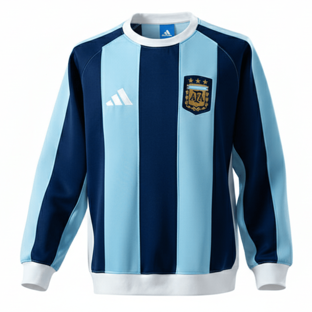 Argentinien Sweatshirt 25/26 Herren Dunkelblau & Hellblau