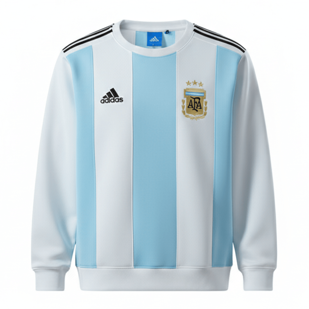 Argentinien Sweatshirt 25/26 Herren Blau & Weiß