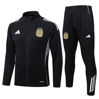 Argentinien Trainingsanzug 25/26 Jacke und Hose Herren Schwarz
