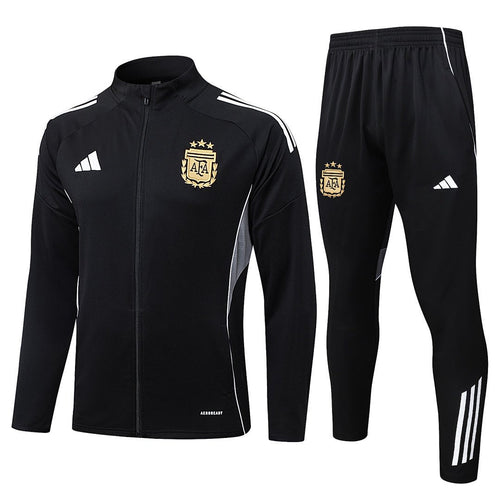 Argentinien Trainingsanzug 25/26 Jacke und Hose Herren Schwarz