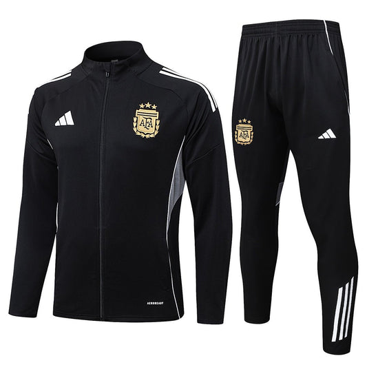 Argentinien Trainingsanzug 25/26 Jacke und Hose Herren Schwarz