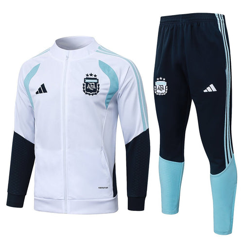 Argentinien Trainingsanzug 26/27 Jacke Weiß und Hose Herren