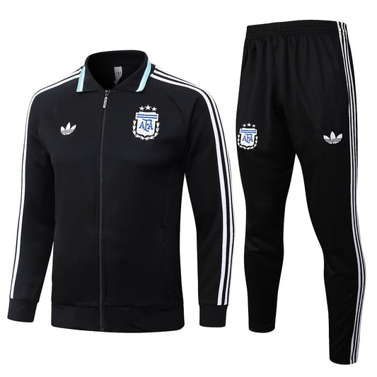 Argentinien Trainingsanzug 26/27 Jacke und Hose Schwarz