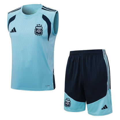 Argentinien Trainingsset 26/27 Tanktop und Shorts Blau
