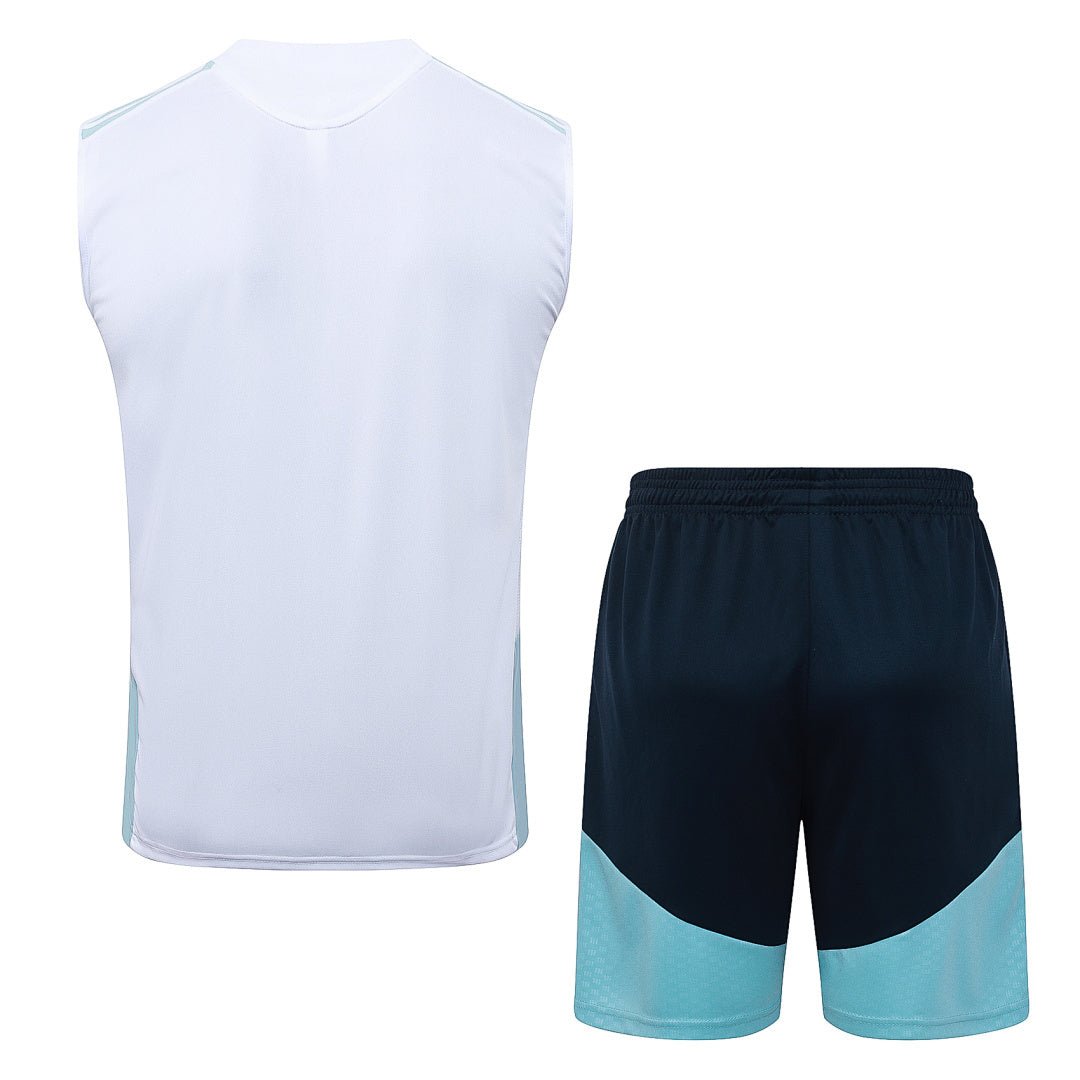 Argentinien Trainingsset 26/27 Tanktop Weiß und Shorts Blau