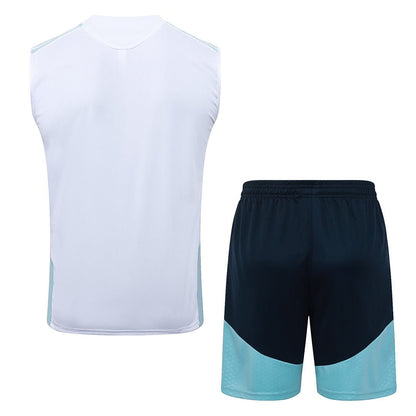 Argentinien Trainingsset 26/27 Tanktop Weiß und Shorts Blau