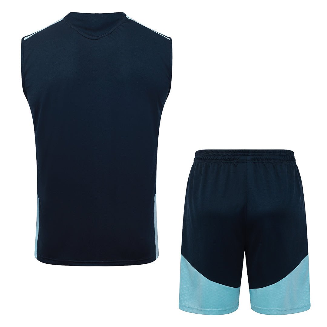 Argentinien Trainingsset 26/27 Tanktop und Shorts Marineblau